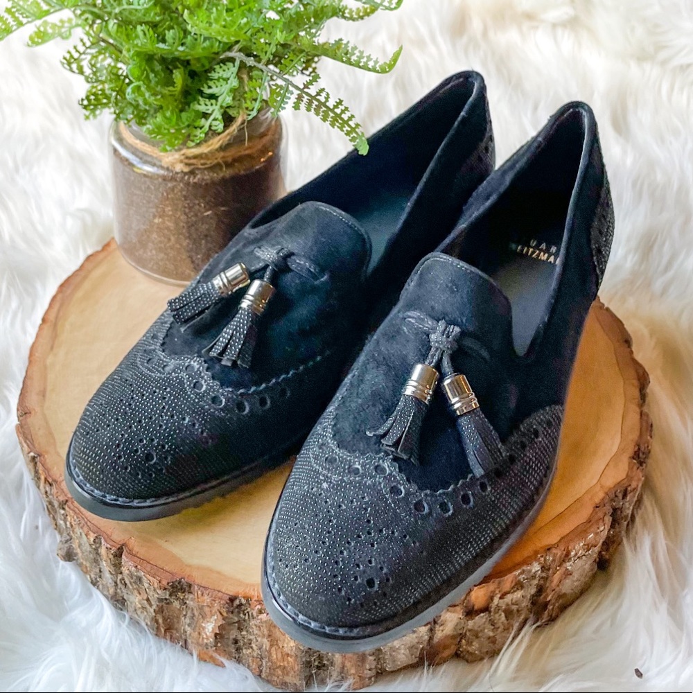 Stuart Weitzman Guything Tassel Wingtip Loafers - image 2